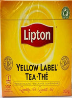 
              Lipton Yellow Label Tea Bags Case  (12 boxes x 100 Tea bags)
            